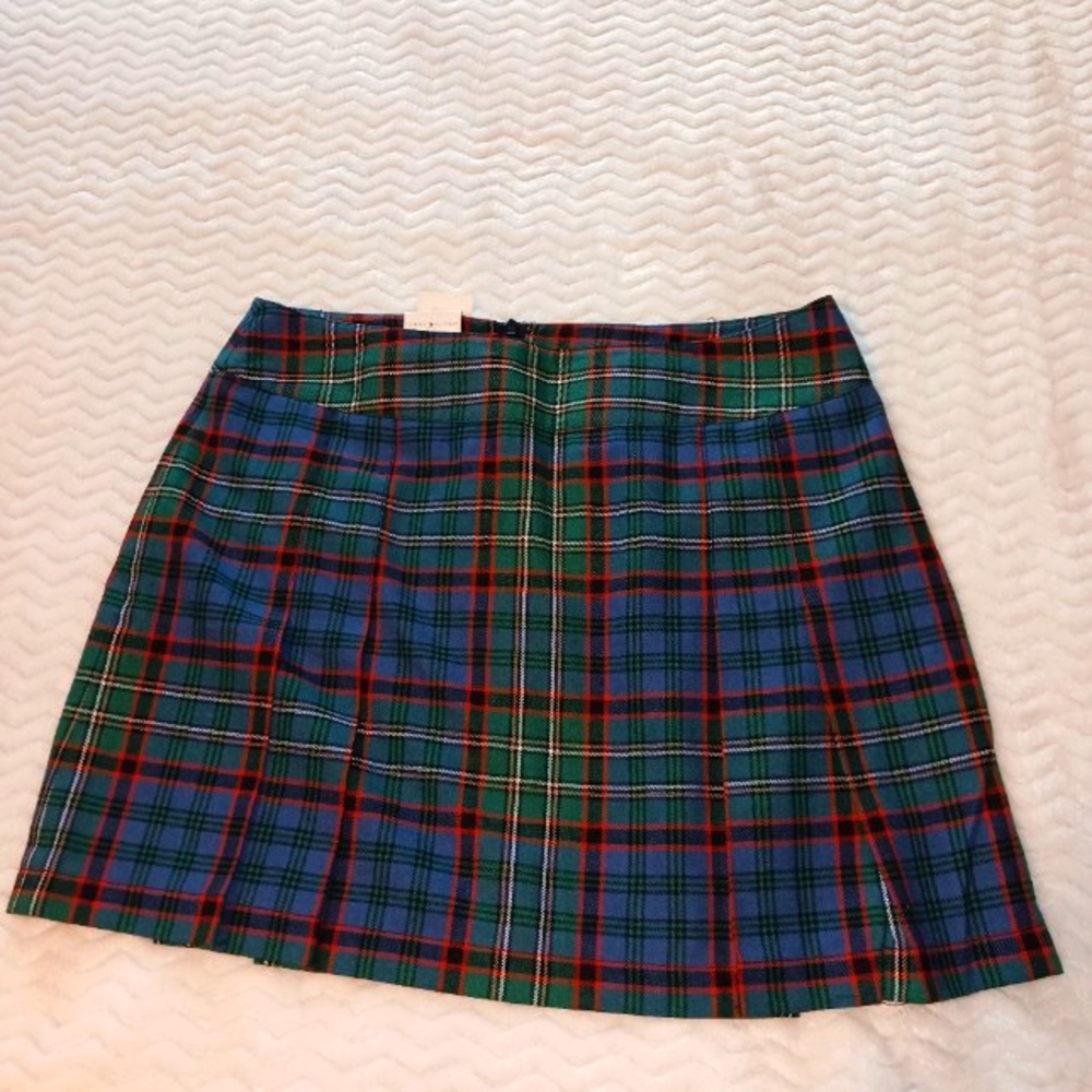 Tommy Hilfiger Green Plaid skirt size 10